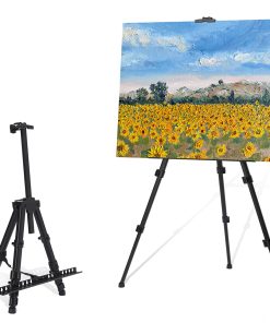 Black Aluminum Easels
