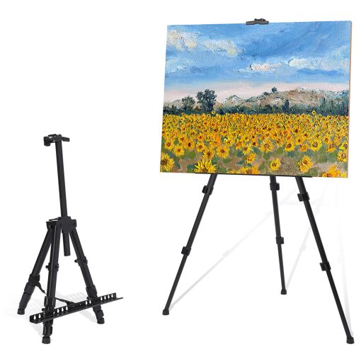 Black Aluminum Easels