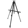 Black easel for paintings