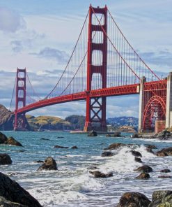 Golden Gate Bridge San Francisco paint by numbers