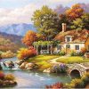 Fairyland Landscape Kits Coloring Painting - DIY Paint By Numbers - Numeral Paint