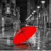 Red Umbrella paint by numbers