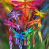 Colorful Dream Catcher Dragonflies Animals Paint By Numbers