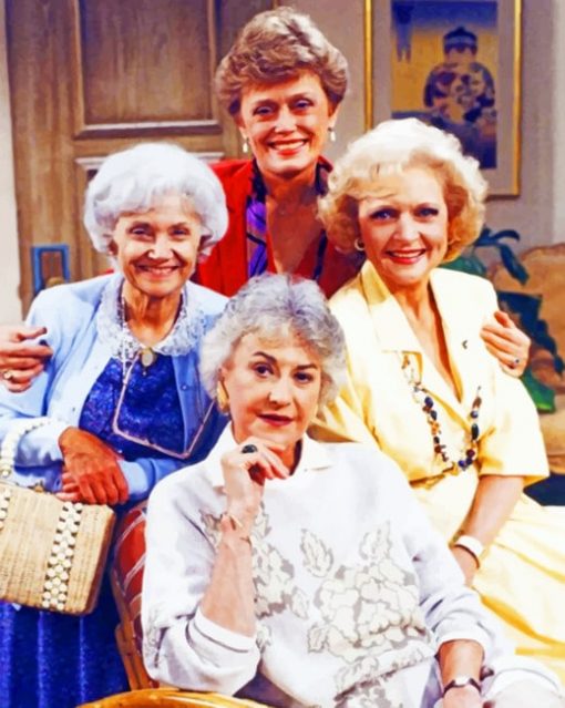 Cool Golden Girls paint by numbers