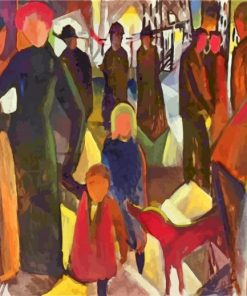 Farewell By Macke paint by numbers