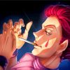 Hisoka Morow Smoking paint by numbers