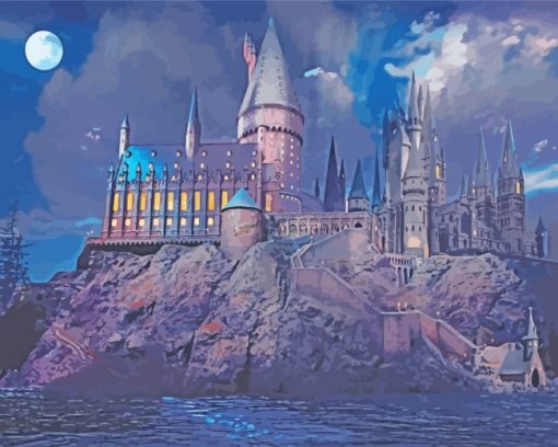 Hogwarts Harry Potter paint by numbers