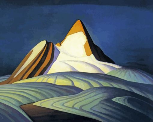 Isolation Peak Rocky Mountains paint by numbers