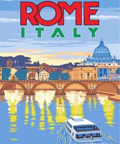 Italy Rome City paint by numbers