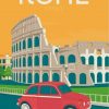 Italy Rome Poster paint by numbers