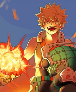 Katsuki Bakugo Character paint by numbers