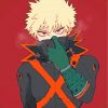 Katsuki Bakugo My Her Academia Anime paint by numbers