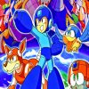 Aesthetic Mega Man paint by numbers