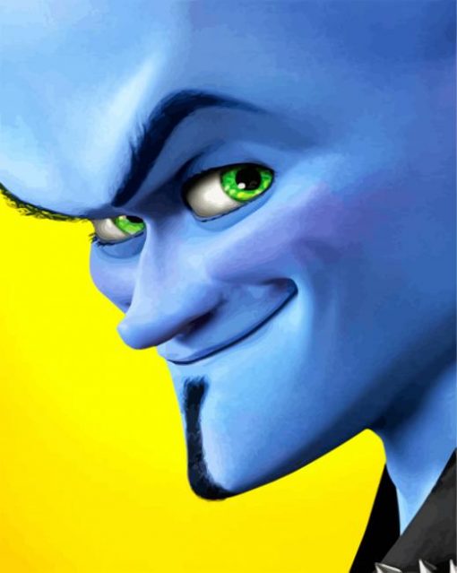 Punk Rock Megamind paint by numbers