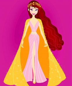 Disney Princess Megara paint by numbers