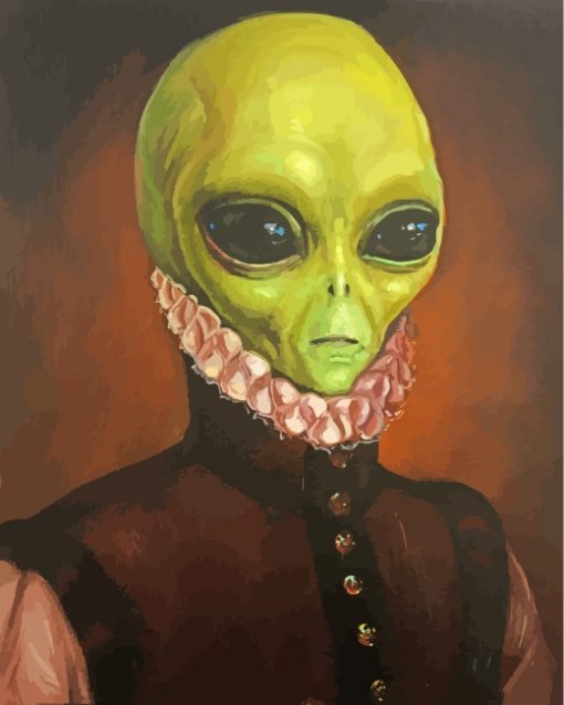 Mr Alien paint by numbers