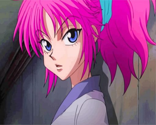 Cute Machi Komacine Hunter x Hunter paint by numbers