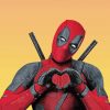 Deadpool Love paint by numbers