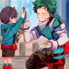 Izuku Midoriya And Jirou paint by numbers