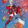 Harley Quinn Comic Art paint by numbers