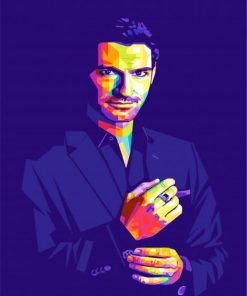 Lucifer Pop Art paint by numbers