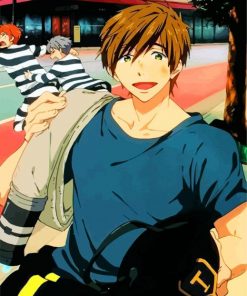 Makoto Tachibana Anime paint by numbers