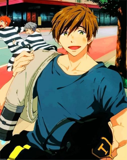 Makoto Tachibana Anime paint by numbers