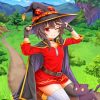 Witch Megumin paint by numbers