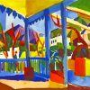 Terrace Of The Country House In St Gerrmai Macke paint by numbers