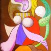 Woman With Flower Picasso Paint by numbers