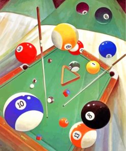 8 Ball Pool paint by numbers