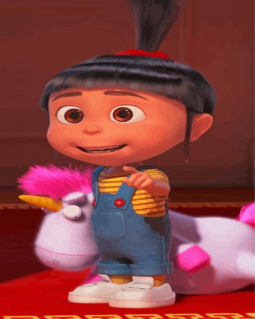 Agnes Despicable Me paint by numbers