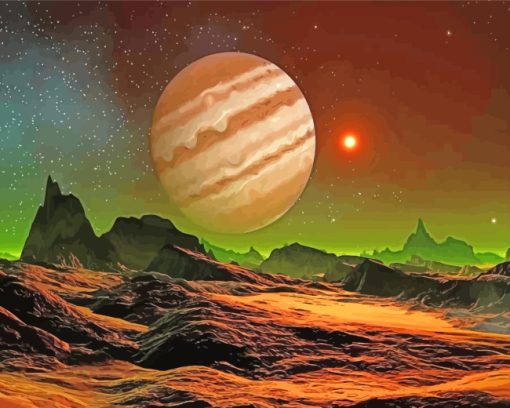 Alien Planet paint by numbers