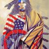 American Indian paint by number