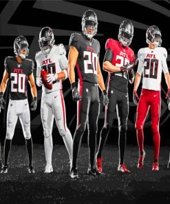 Atlanta Falcons paint by numbers