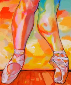 Ballet Dancer Legs paint by numbers