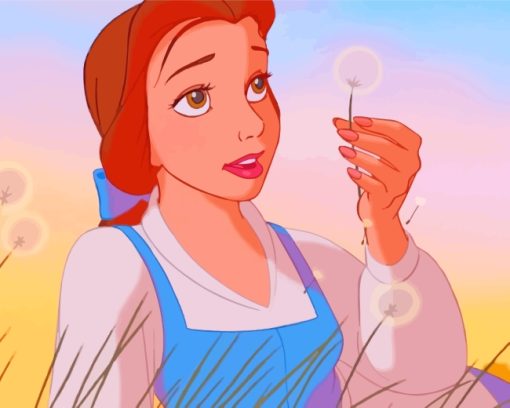 Belle Princess paint by numbers