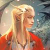 Blonde Elf paint by numbers