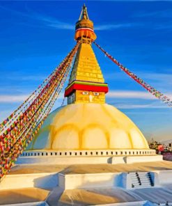 Boudha Stupa paint by numbers