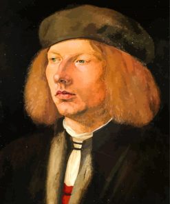 Burkhard Of Speyer By Durer paint by number