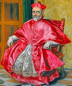 Cardinal Fernando Nino De Guevara El Greco paint by number