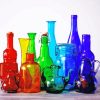 Colored Glass Bottles paint by numbers