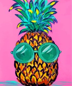 Cool Pineapple paint by numbers