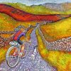 Aesthetic Cyclist Art paint by numbers