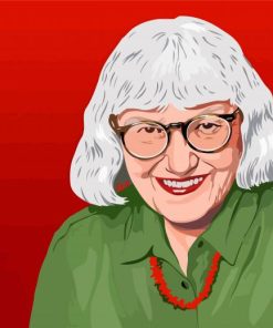 Cynthia Ozick Illustration ppaint by nummbers