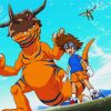 Digimon Adventure paint by numbers