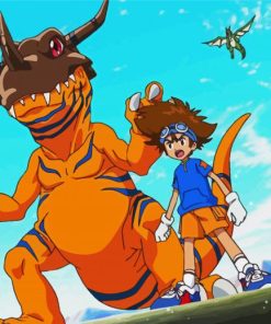 Digimon Adventure paint by numbers