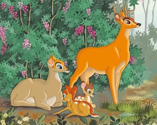 Disney Bambi paint by number