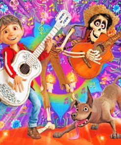 Disney Coco Movie paint by number