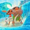 Disney Moana Animation paint by numbers